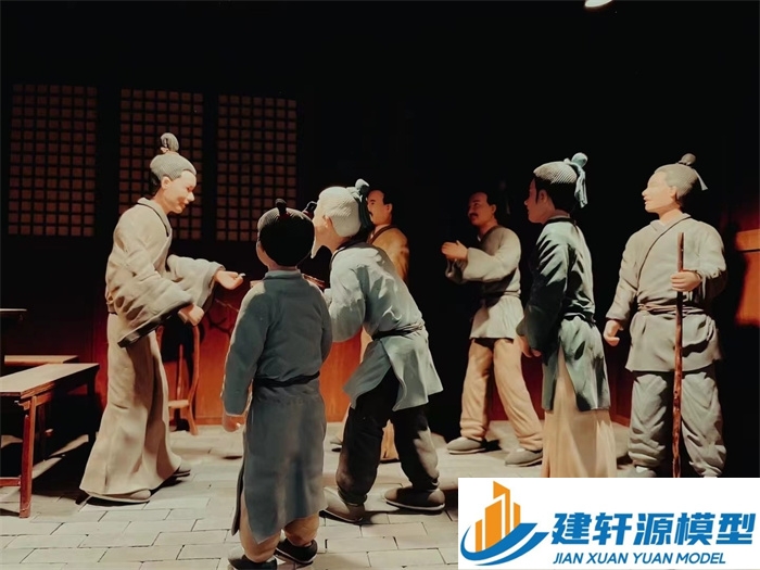 鹿邑喻侃压粮饷军场景