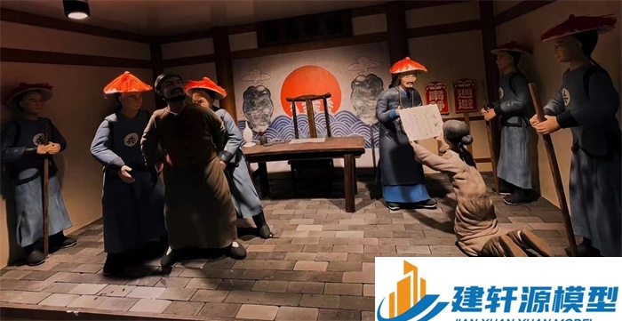 鹿邑陈规除恶绅微缩场景