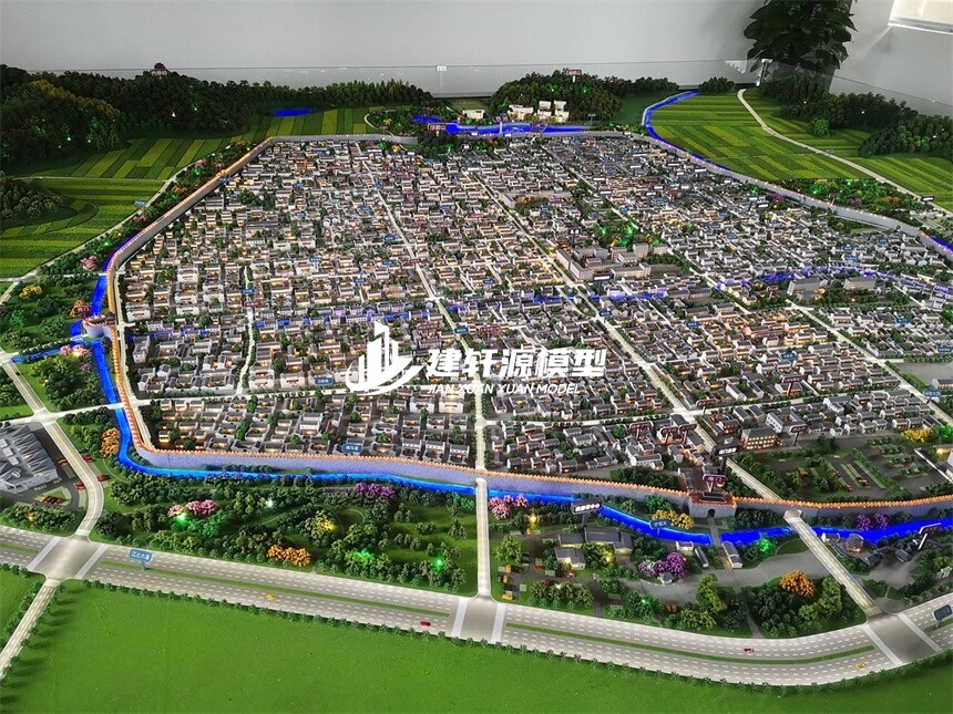 鹿邑城市规划模型