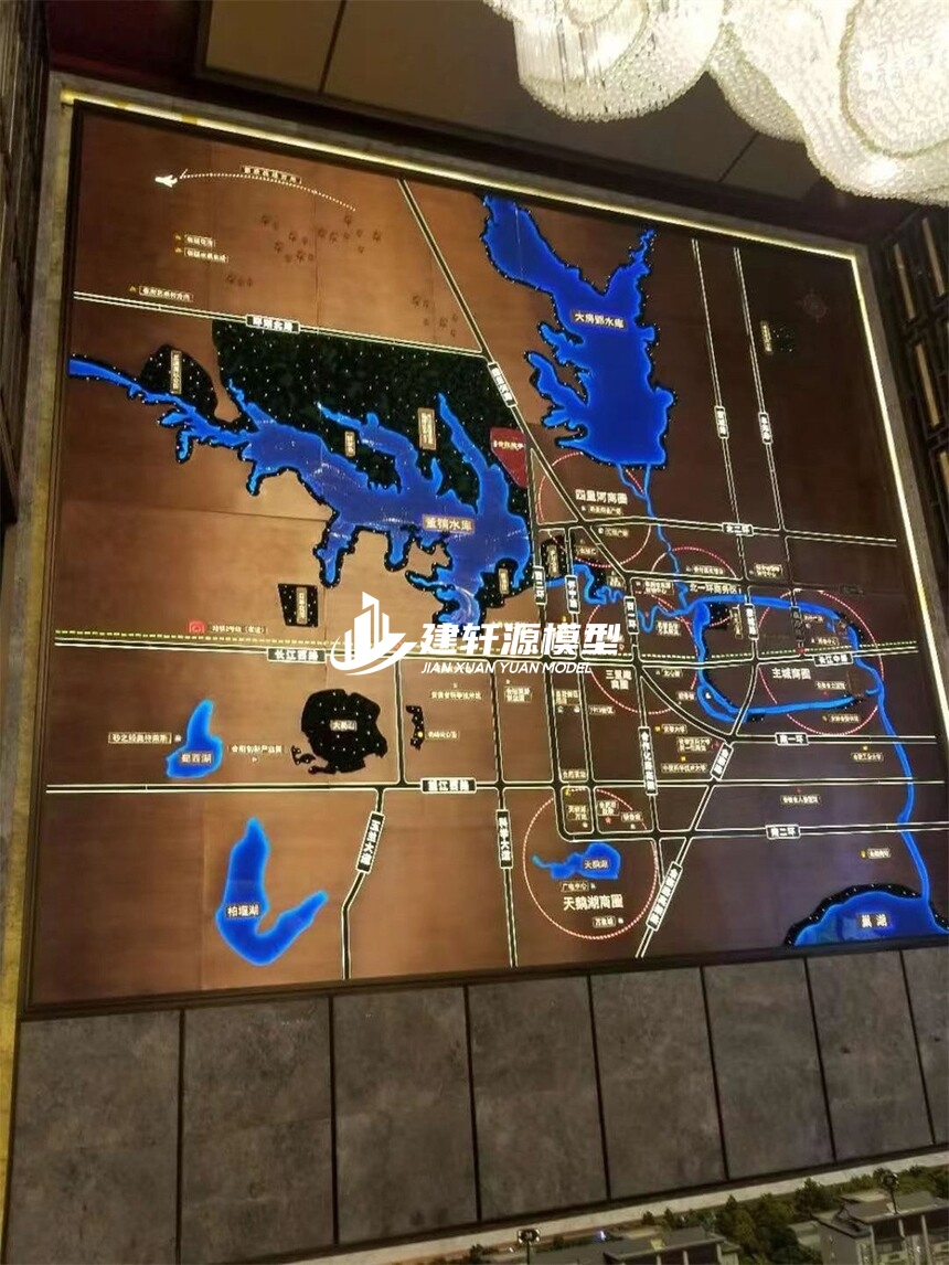 鹿邑区域壁挂模型制作