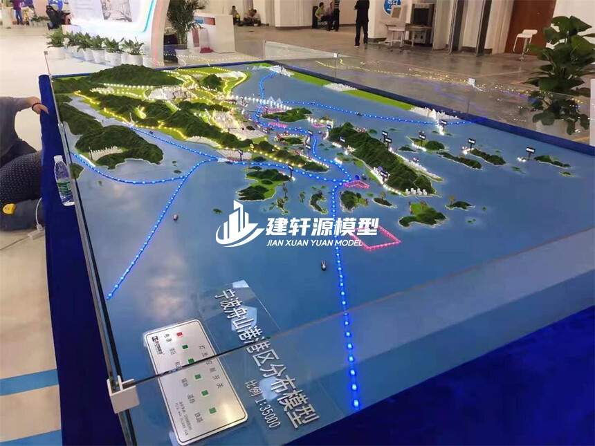 鹿邑地形地貌模型