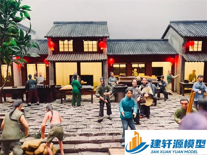 鹿邑香市微缩模型