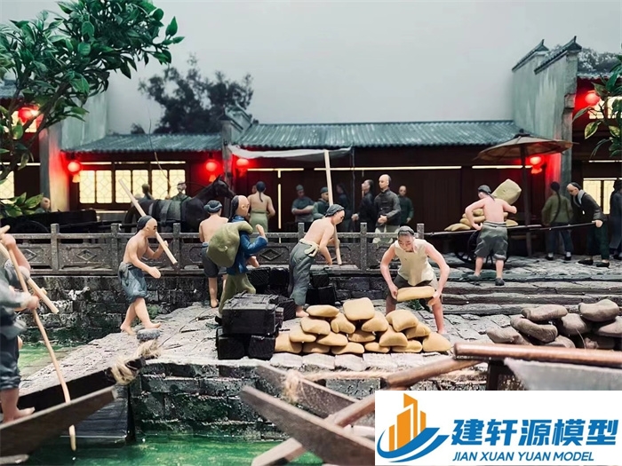 鹿邑博物馆江南水乡模型