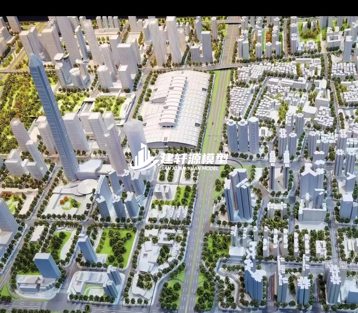 鹿邑城市规划模型