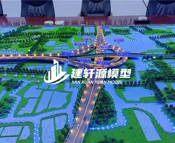 鹿邑高速公路沙盘定制